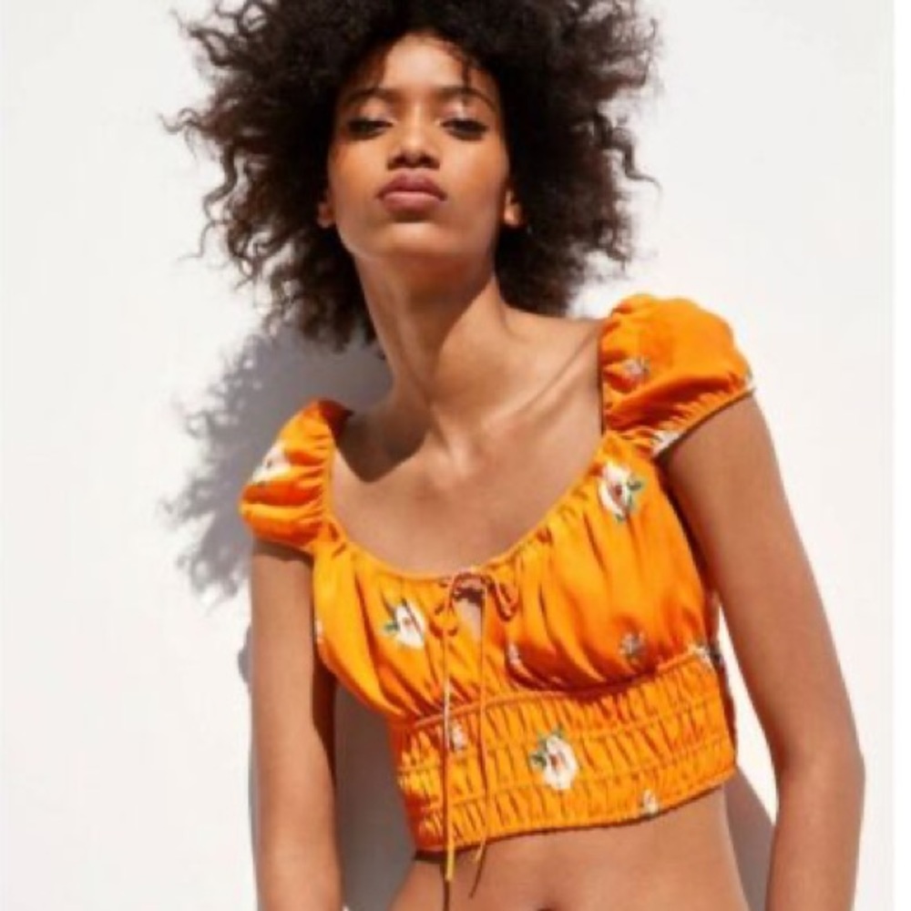 Zara Orange Top